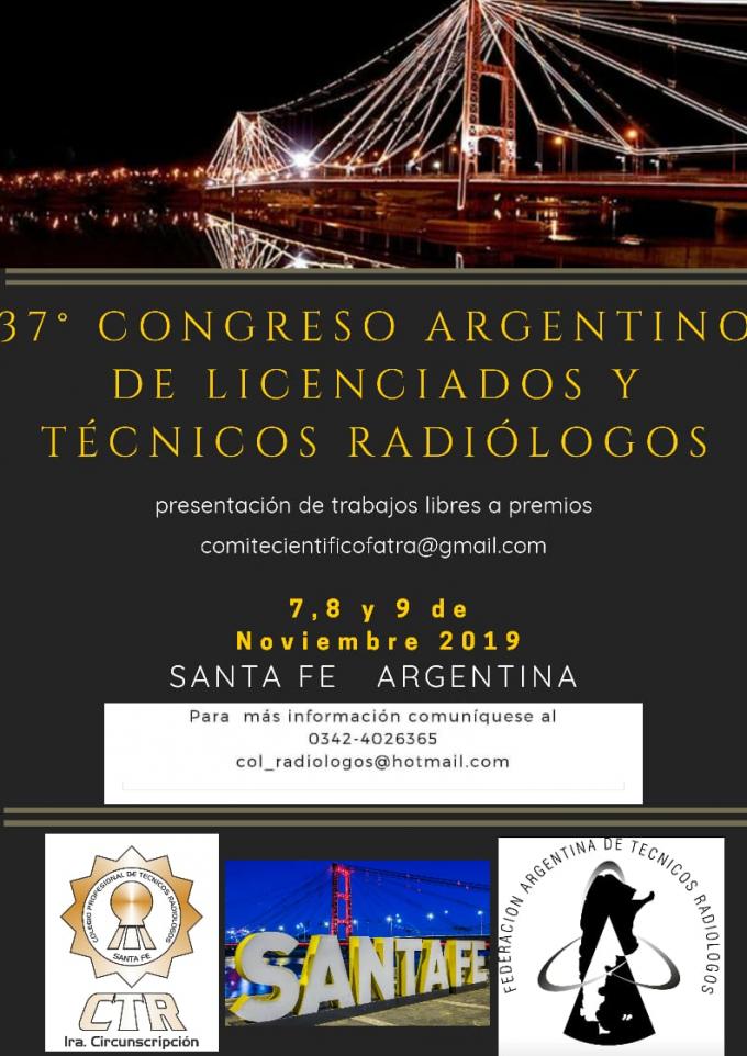 37| Congreso Argentino de Licenciados y Técnicos Radiólogos