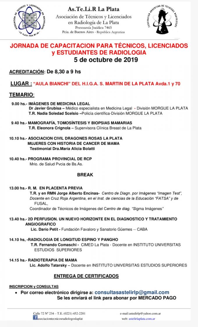 Jornadas AsTeLiR La Plata