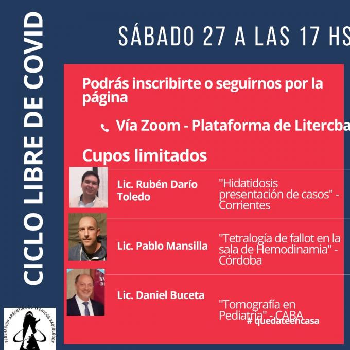 Charlas CICLO LIBRE DE COVID COVID