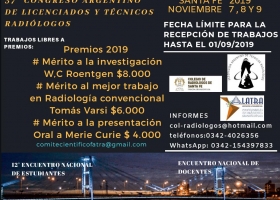 37 Congreso Argentino de Licenciados y Técnicos Radiólogos